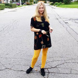 Refashioned Vintage T-Shirt Dress (M)